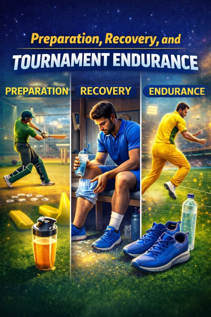 T20 World Cup team preparation recovery training fitness and endurance practice session