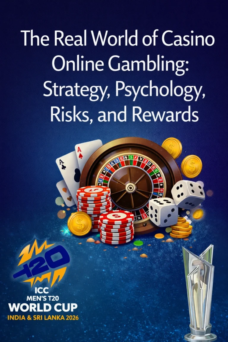 Title: The Real World of Casino Online Gambling: Strategy, Psychology, Risks, and Rewards