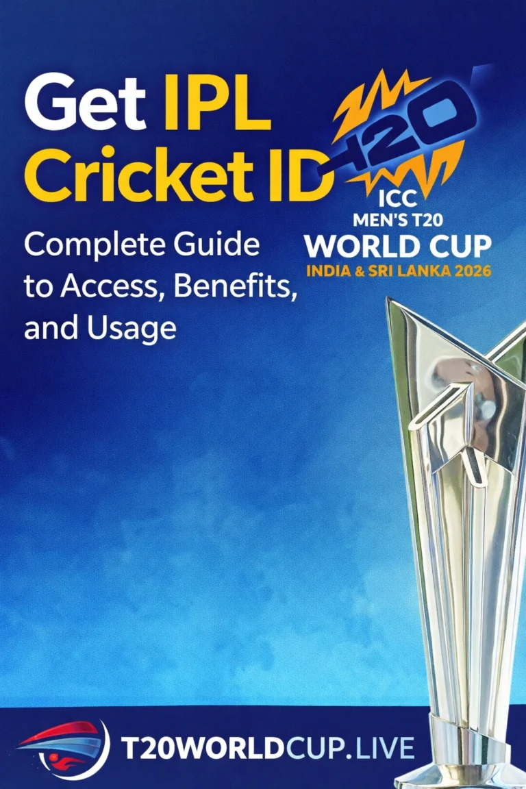 Get IPL Cricket ID – Complete Guide to Access, Benefits, and Usage