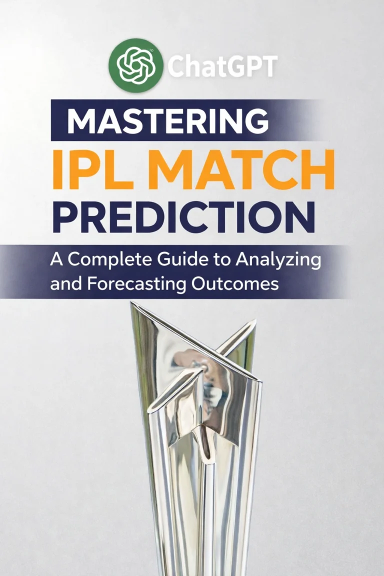 Mastering IPL Match Prediction: A Complete Guide to Analyzing and Forecasting Outcomes