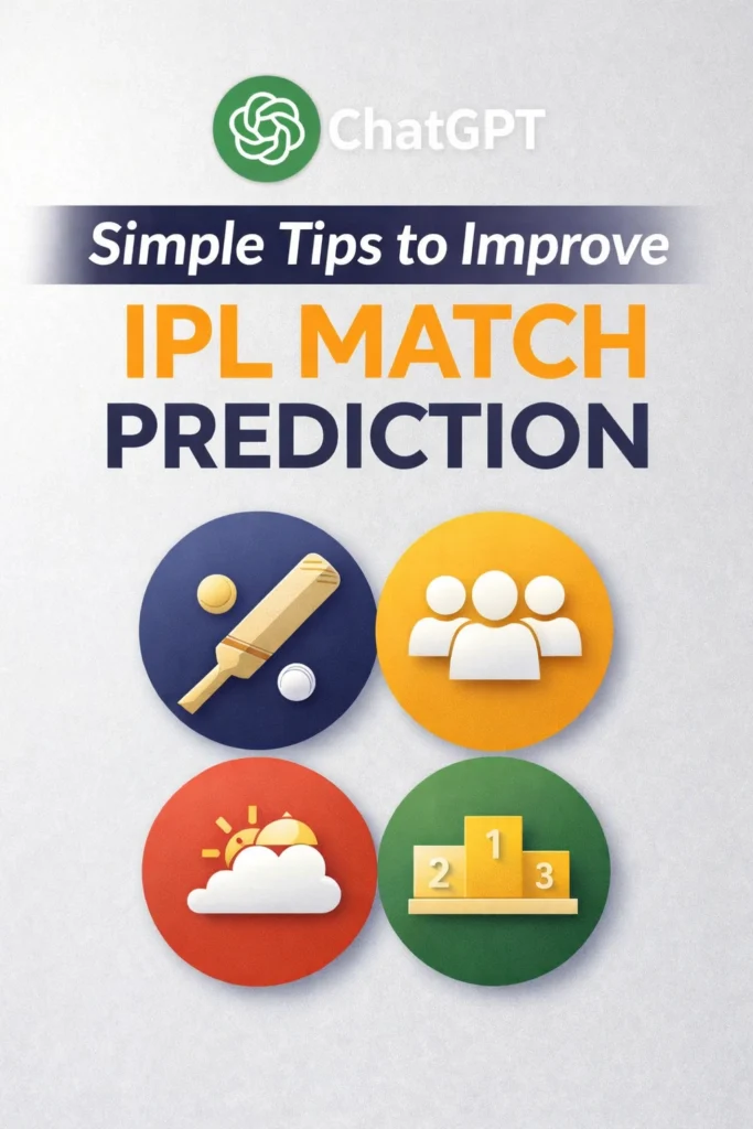 Simple tips to improve IPL Match Prediction with cricket analysis and strategy visual